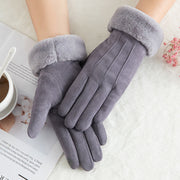 Ζεστά γκρι γάντια