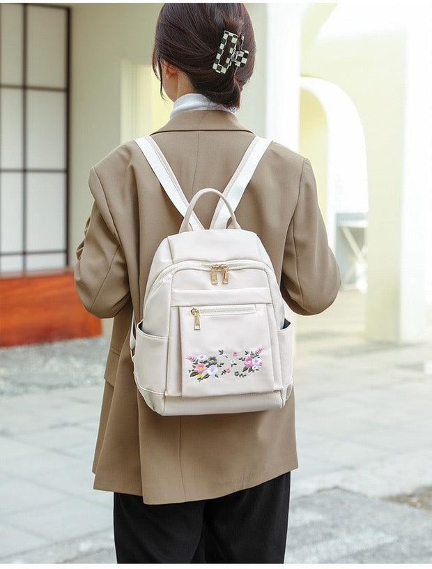 Bloom Flower Cream Backpack