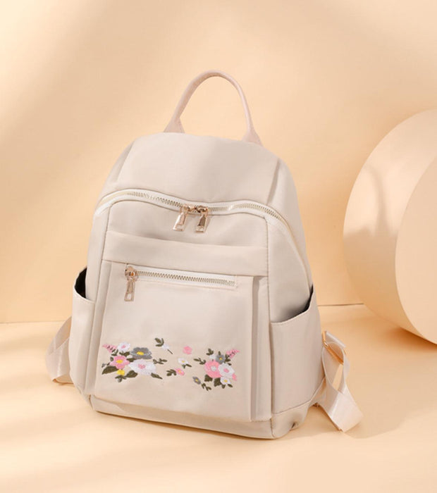 Bloom Flower Cream Backpack