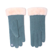 Ζεστά μπλε γάντια