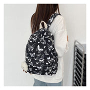 Butterfly Black Backpack