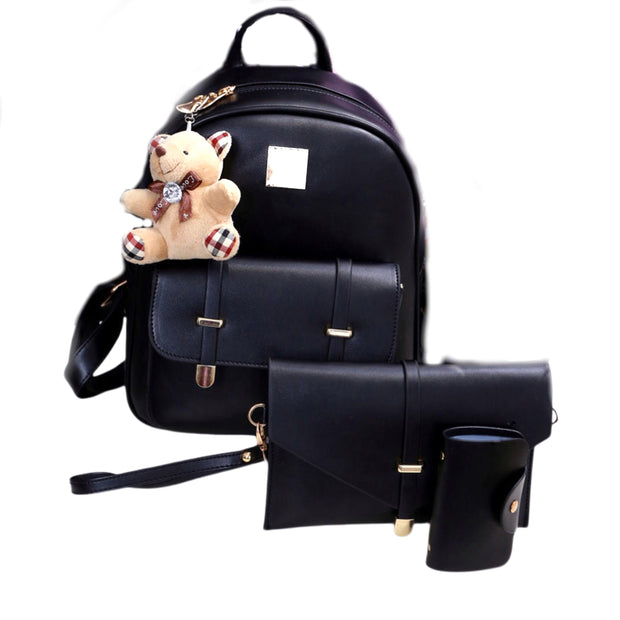 Rucsac negru 4 in 1 Teddy - TIARA CONCEPT STORE