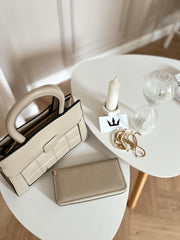 Set Zora - Beige τσάντα και πορτοφόλι